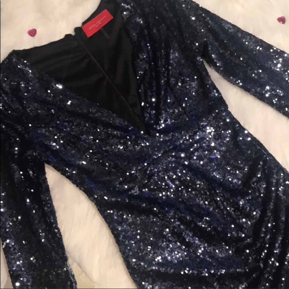 Sparkly Akira Chicago Red Label Mini Dress